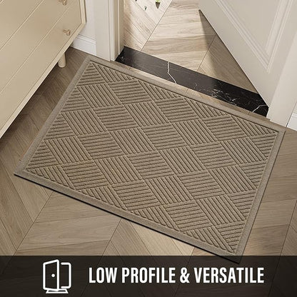 Sturdy Front Door Mat, Absorbent Muddy Dirt Resist Welcome Door Mats Outdoor - Image 6