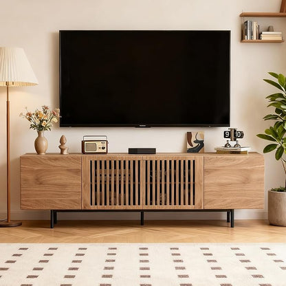 70.87" Mid-Century Modern TV Stand, Entertainment Center - Image 3