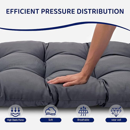 3 Pcs Wicker Chair Cushions Patio Loveseat Chaise Cushion Set - Image 4