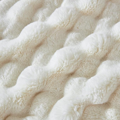 50x60 Inches Ultra-Soft Fuzzy Faux Fur Plush Throw Blanket - Image 6
