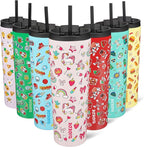 BJPKPK 30oz Insulated Tumbler With lid And Straw Stainless Steel Tumblers Travel Coffee Mug Reusable Thermal Cup,Unicorns