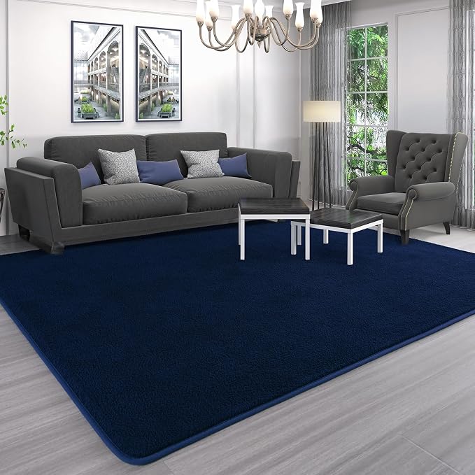 4x6 Area Rugs for Living Room Non Slip Dorm Bedroom Rug, Minimalist Washable - Image 7