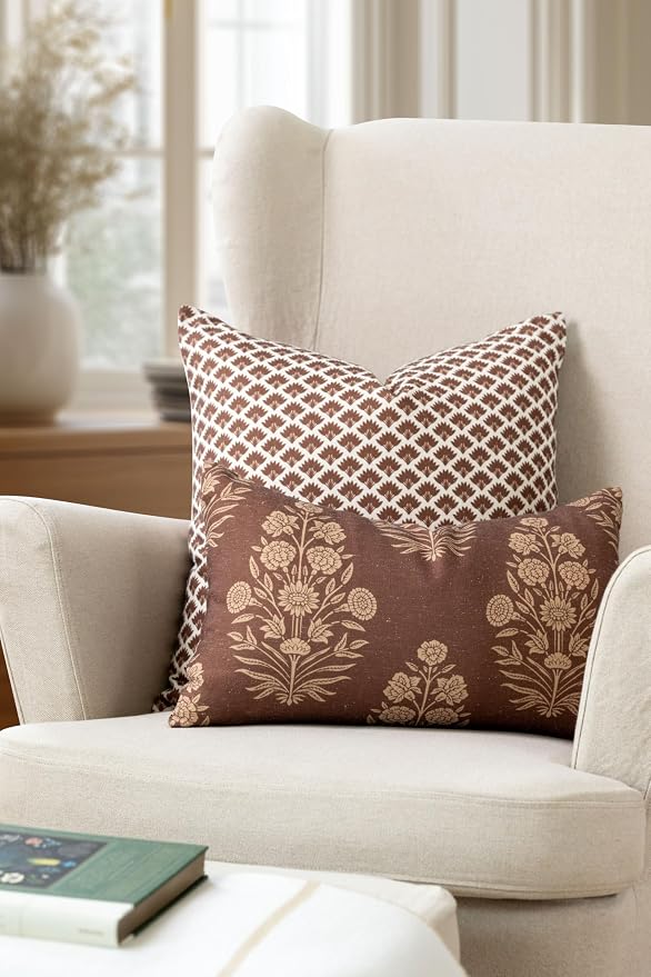 Crumbs Home Modern Farmhouse California Casual Indoor Outdoor Lumbar Pillow - Image 2