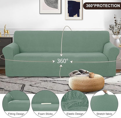 U-NICE HOME 4 Seater Stretch Couch Cover - Image 3