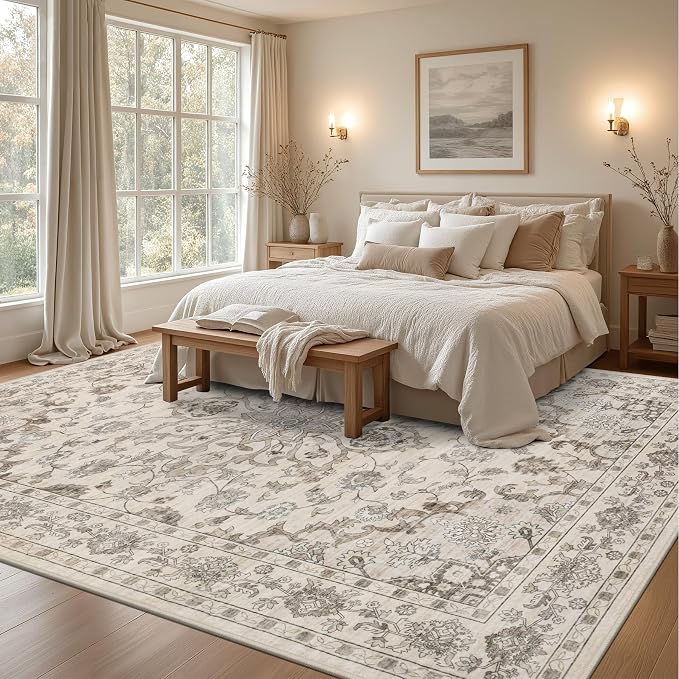 9x12 Area Rugs Living Room: Washable Rug - Image 4