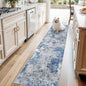 2x8 Washable Non-Slip Hallway Runner Rug – Modern Coastal Abstract Neutral by BYYVOORugsforYourHome