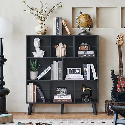 LEYAOYAO 8 Cube Bookshelf, 3 Tier Bookcase - Image 7