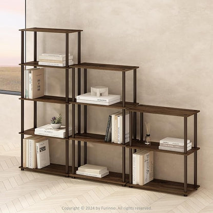Furinno Turn-N-Tube Book Shelf, 4-Tier Bookshelf, Bookcase - Image 2