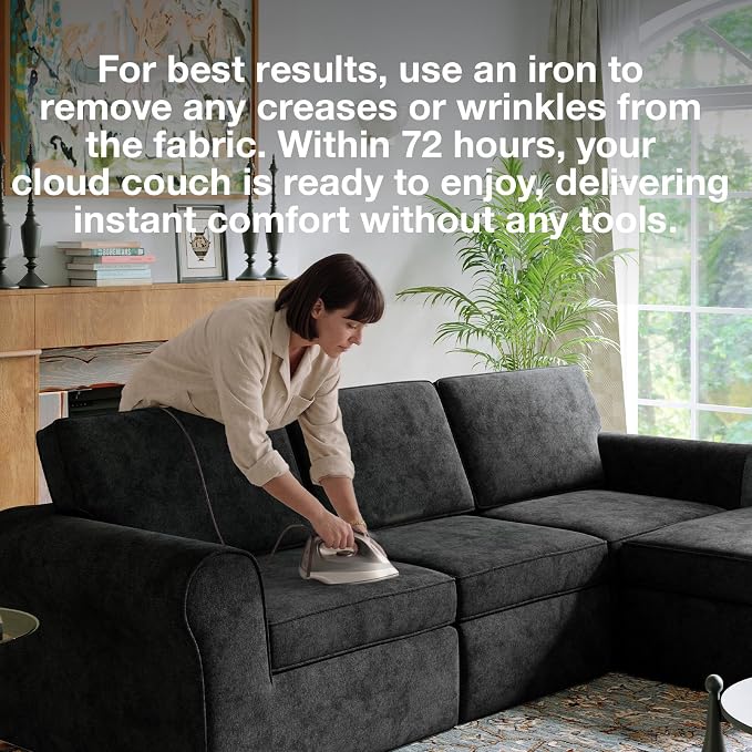 Novilla 138" Modular Sectional Sofa, Modular Sectional Couches - Image 20