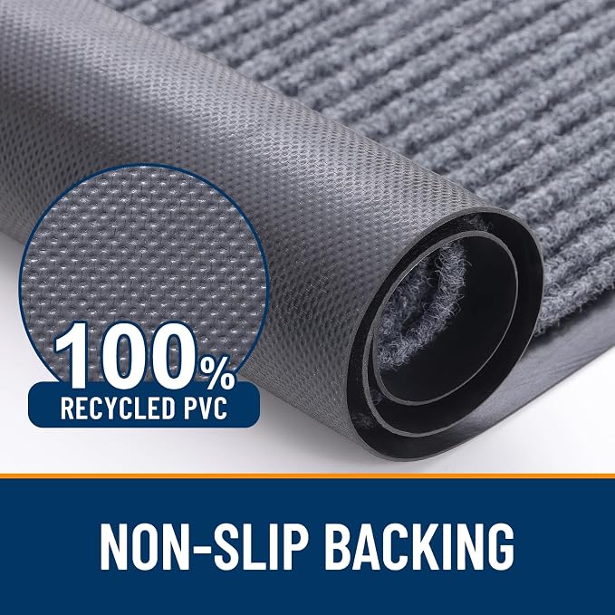OLANLY Front Door Mat 59x23, Waterproof Heavy-Duty Indoor Outdoor Doormat | - Image 3