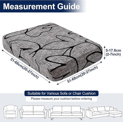 Smiry Waterproof Patio Cushion Covers, Stretch Outdoor Furniture Covers | Couch - Image 6