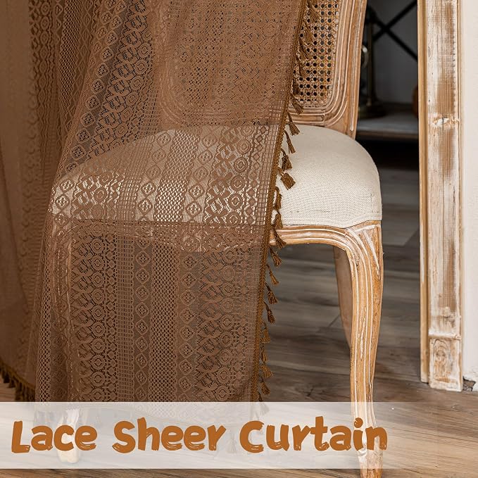 Sutuo Home Dark Coffee Door Curtain - Image 7