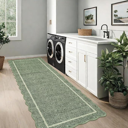 GarveeHome Scalloped Washable Runner Rug 2x8 Non Slip Kitchen Rugs - Image 7