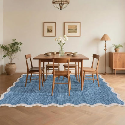 GarveeHome Scalloped Washable Area Rugs 5x7 Rug - Image 9