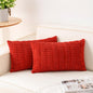 Aegero Pack of 2 Corduroy Decorative Throw Pillow Covers 12x24 Inch by Unknown