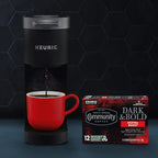 Community Coffee Dark & Bold Exxtra Boost 12 Count Coffee Pods, Compatible with Keurig 2.0 K-Cup Brewers, 12 Count (Pack of 1)