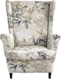 KRFOONN Wingback Chair Covers Slipcovers 2 Piece Stretch Wing Chair Covers by KRFOONN