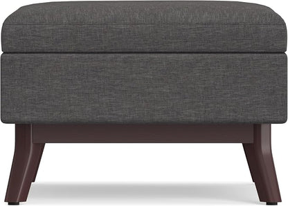 SIMPLIHOME Owen Coffee Table Storage Ottoman - Image 4