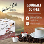 Boston’s Best - Coffee Shop Blend, Hearty Medium Roast, Delicious Gourmet Coffee Compatible with Keurig CoffeeMaker, 1 Count (42 Single Serve Medium Roast Cups)