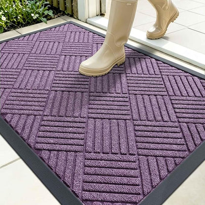 OLANLY Front Door Mat Outside Entrance 35x23, Waterproof Heavy-Duty Doormat | by OLANLY