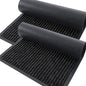 OLANLY 2-Pack Front Door Mats 33x21, Waterproof Heavy-Duty Doormats | Off-Black by OLANLY