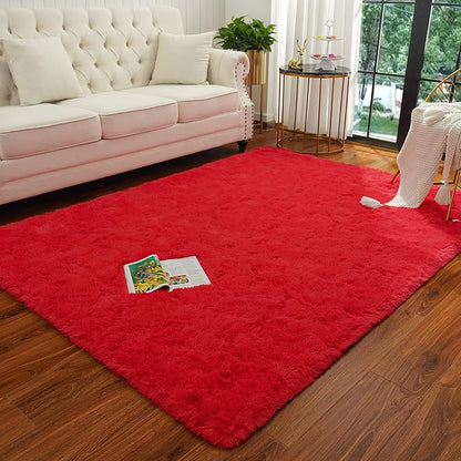 Chicrug Soft Area Rugs for Bedroom Living Room Plush Fluffy Rug 5x8 | Shag - Image 5