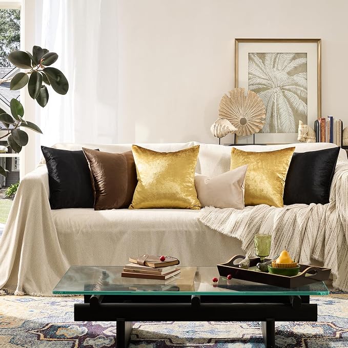 GIGIZAZA Decorative Couch Throw Pillow Covers, Pillow Cases Velvet Pillow - Image 5