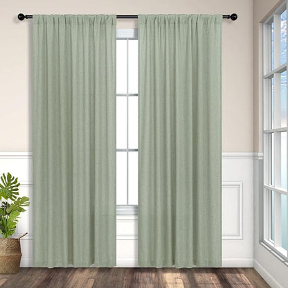 Sage Green Curtains 72 Inch Length - Image 8