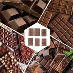 6-Piece Set Dubai Chocolate Bar Mold, Non-Stick Chocolate Molds Silicone, 100% Food Grade Silicone Candy Bar Mold, Changeable Shapes, Easy to Demould, for Pistachio Wax Melting Rectangle, with Brush*1