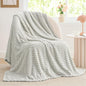 BEDELITE Light Grey Throw Blanket by BEDELITE