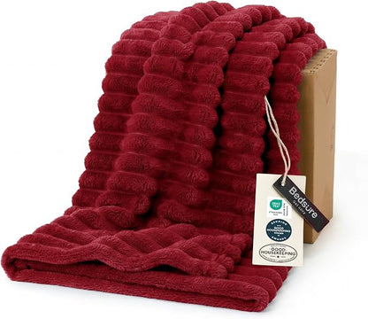 Bedsure Soft Red Throw Blanket for Couch Decor Gifts 50"x60" | Birthday Gifts by Unknown