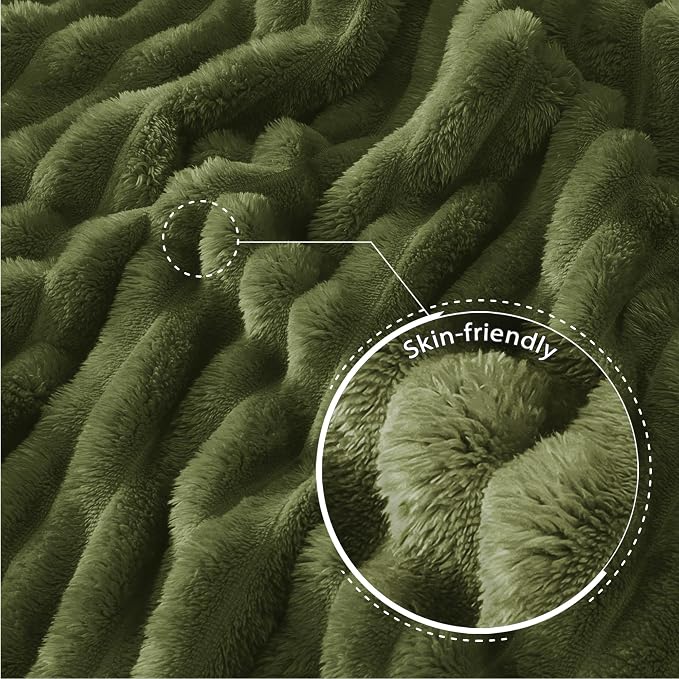 Exclusivo Mezcla Striped Queen Size Fleece Blanket - Image 5