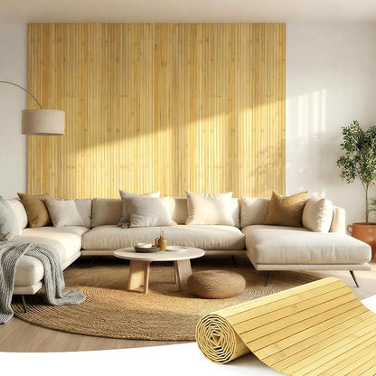 Bamboo Wall Panel, Peel and Stick wall Panels, paneles decorativos para pared by Unknown