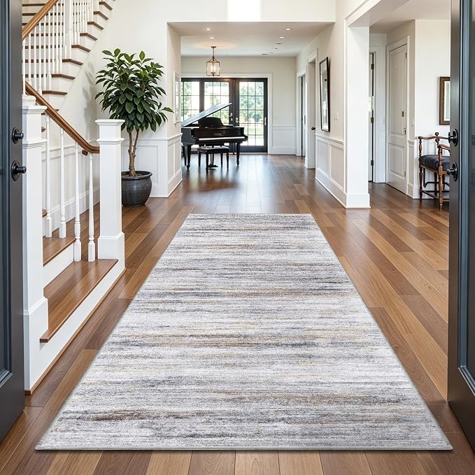 5x10 Area Rug for Living Room: Non-Slip Washable Rugs for Dining Room Bedroom - Image 3