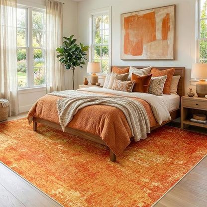 RELEANY Washable 5'x7' Abstract Area Rug - Image 2