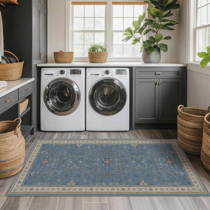 Boho 2x6 Non Slip Kitchen Rug Runner - Image 9