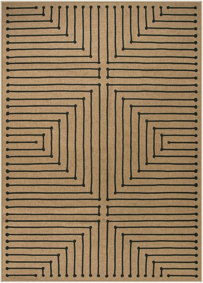 Lahome Neutral Outdoor Rug 5x7 - Image 8