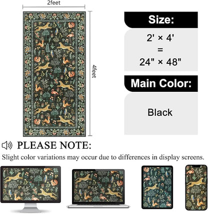 DUKINO 2x4 Rug for Entryway, Animal Washable Runner Rug for Kitchen, Low Pile - Image 2