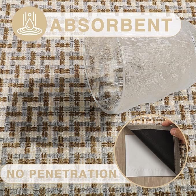 Door Mat Indoor Entrance 36"x59", Absorbent Indoor Door Mat Large, Non Slip - Image 3