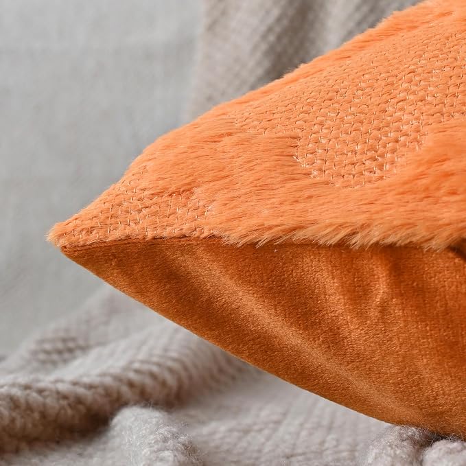 Set of 2 Soft Moroccan Throw Pillow Covers 12x20 Inch Plush Boho Decorative - Image 4
