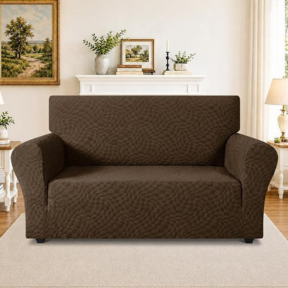 ZNSAYOTX 1 Piece Stretch Loveseat Covers - Image 2