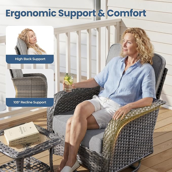 Weaxty 8 Pieces Outdoor Patio Furniture Sets - Image 4