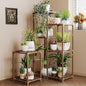 Bamworld Plant Stand Indoor Corner Plant Shelf Wood Plant Holder by Bamworld