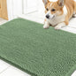 OLANLY Dog Door Mat for Muddy Paws 30x17, Super Absorbent Chenille Mud Mat | by OLANLY