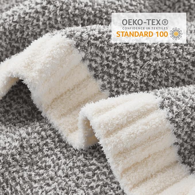Snuggle Sac Grey Throw Blankets - Image 2