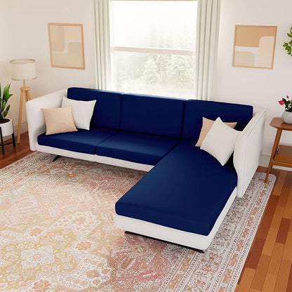 Waterproof Sectional Sofa Cushion Covers, L Shape Couch Slipcovers | L Shape - Image 2