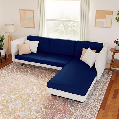 Waterproof Couch Cushion Covers, Stretch Sofa Seat Slipcovers | Stretch Fabric - Image 2