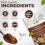 PROFINE Truffle PRO Mushroom Powder 12- in - 1 Super Blend with Black Truffle and White Truffle - USDA Organic - Supplement - Add to Coffee/Tea/Smoothies - Whole Mushrooms - No fillers