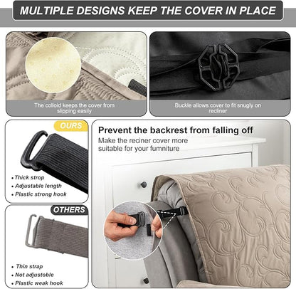 100% Waterproof Recliner Chair Cover, Recliner Chair Covers - Image 6