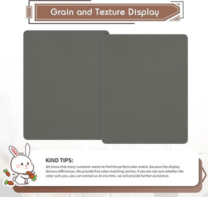 KING MOUNTAIN Leather Repair Patch, 2 Packs 9 x 11 Inches self Adhesive Leather - Image 2